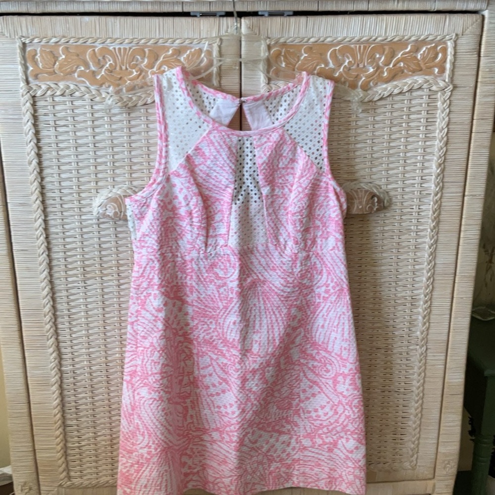 Lilly Pulitzer Kaylee Shift Dress Hubba Bubba Sea Cups Women’s Size 6 Cotton NWT - Picture 5 of 12